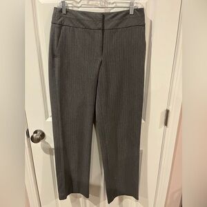 Apt 9 Grey Striped Dress Pants Size 8